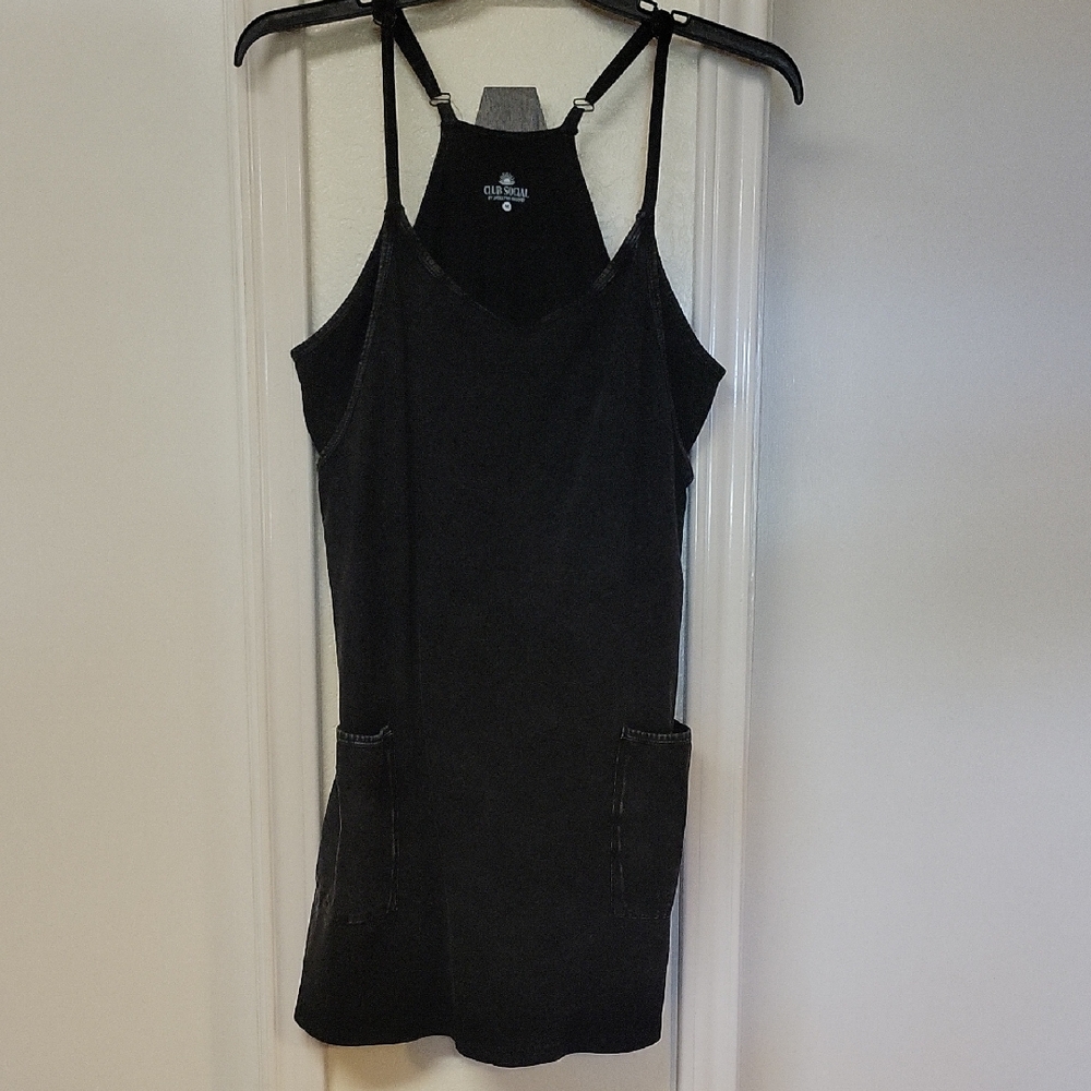Sleeveless Mini Dress W/built In Shorts Sz M